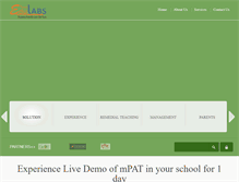 Tablet Screenshot of edulabs.co.in